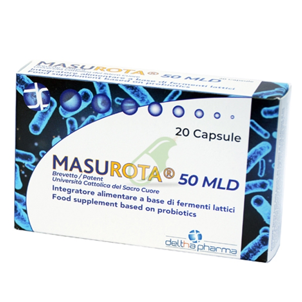 Deltha Pharma Linea Fermenti Masurota 50 MLD Integratore 20 Capsule