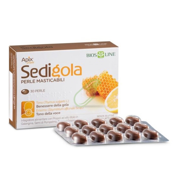 Bios Line Linea Gola Sana Sedigola Perle Masticabili Integratore 30 Perle