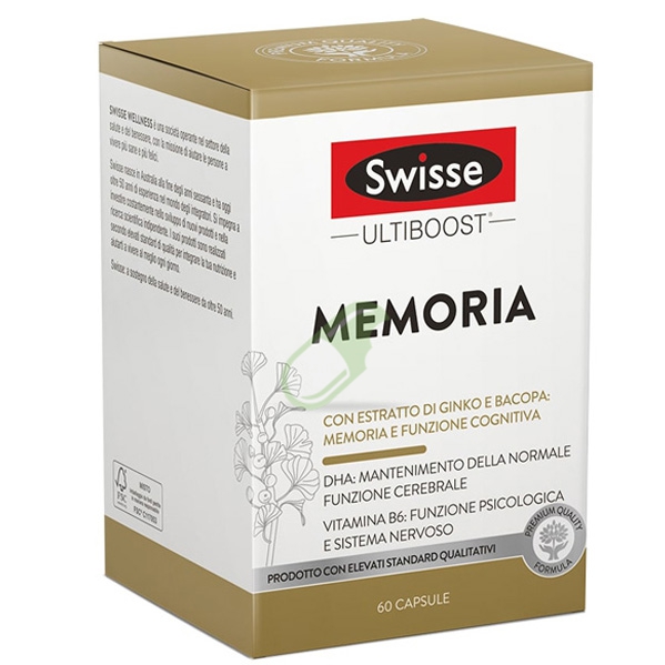 Swisse Linea Energia Mentale Swisse Memoria Integratore 60 capsule