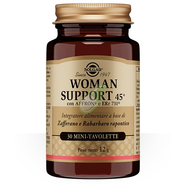 Solgar Linea Benessere Donna Woman Support 45+ Integratore 30 Mini Tavolette