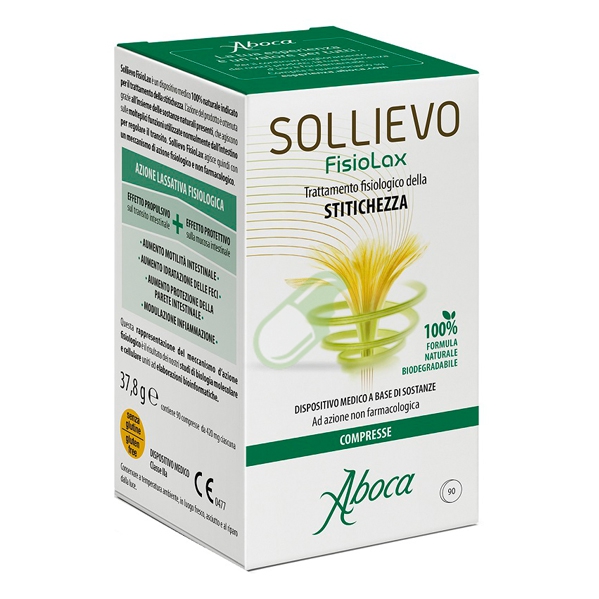 Aboca Naturaterapia Linea Intestino Sano Sollievo Fibrolax 90 Tavolette