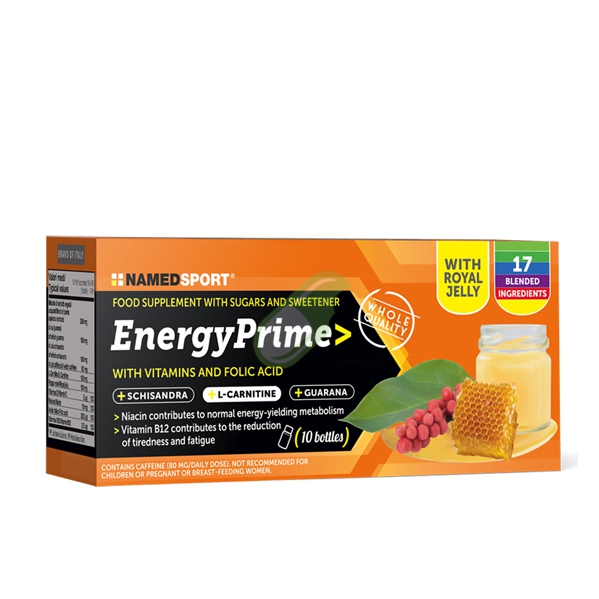 Named Linea Sport EnergyPrime Integratore 10 flaconcini