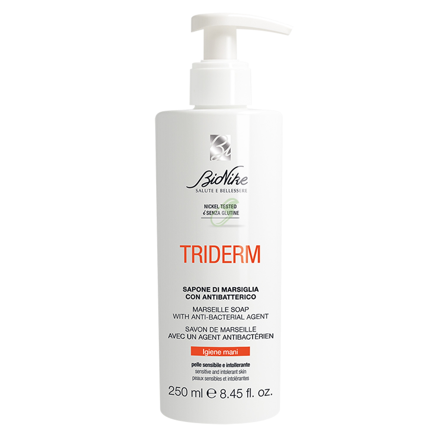 BioNike Linea Triderm Sapone Marsiglia con Antibatterico 250 ml