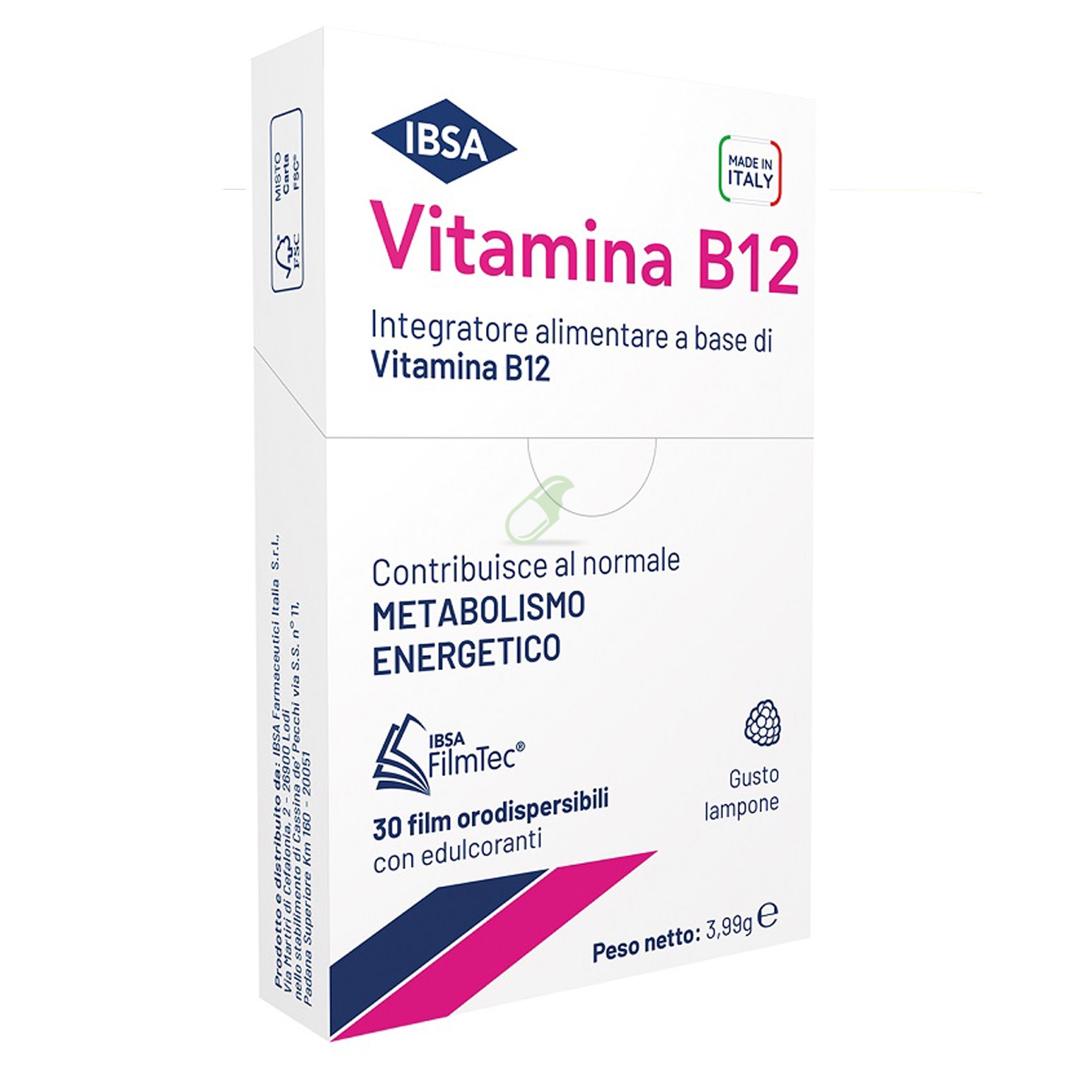 IBSA Farmaceutici Linea Vitamine e Minerali Vitamina B12 30 Film Orodispersibili