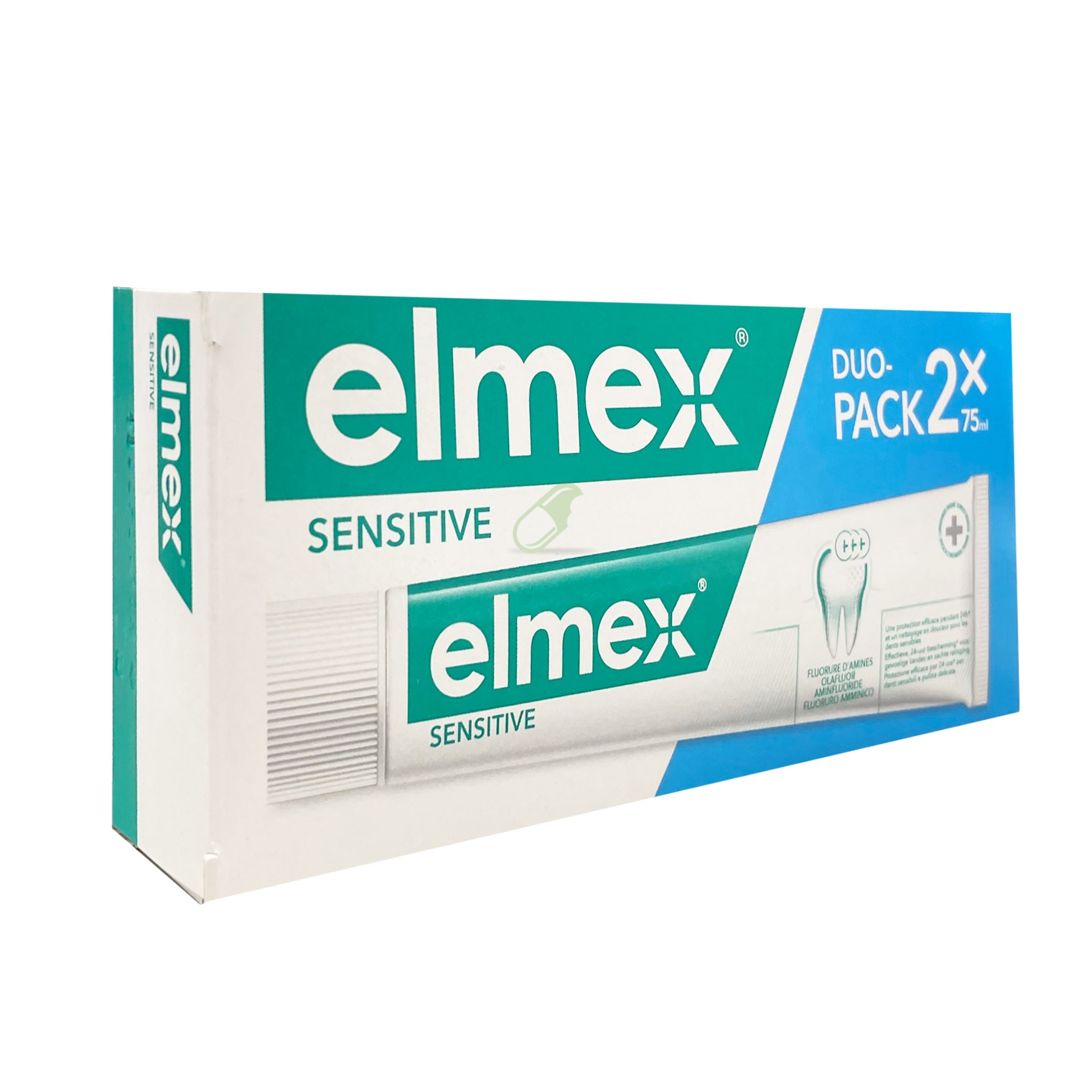 Elmex Linea Igiene Dentale Quotidiana Dentifricio Sensitive 2 Tubi 75 ml