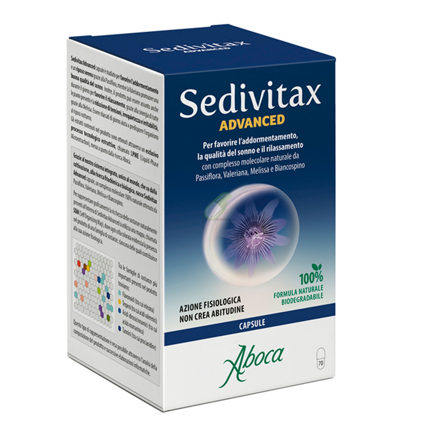 Aboca Naturaterapia Linea Sonno e Serenit Sedivitax Advanced 70 Capsule