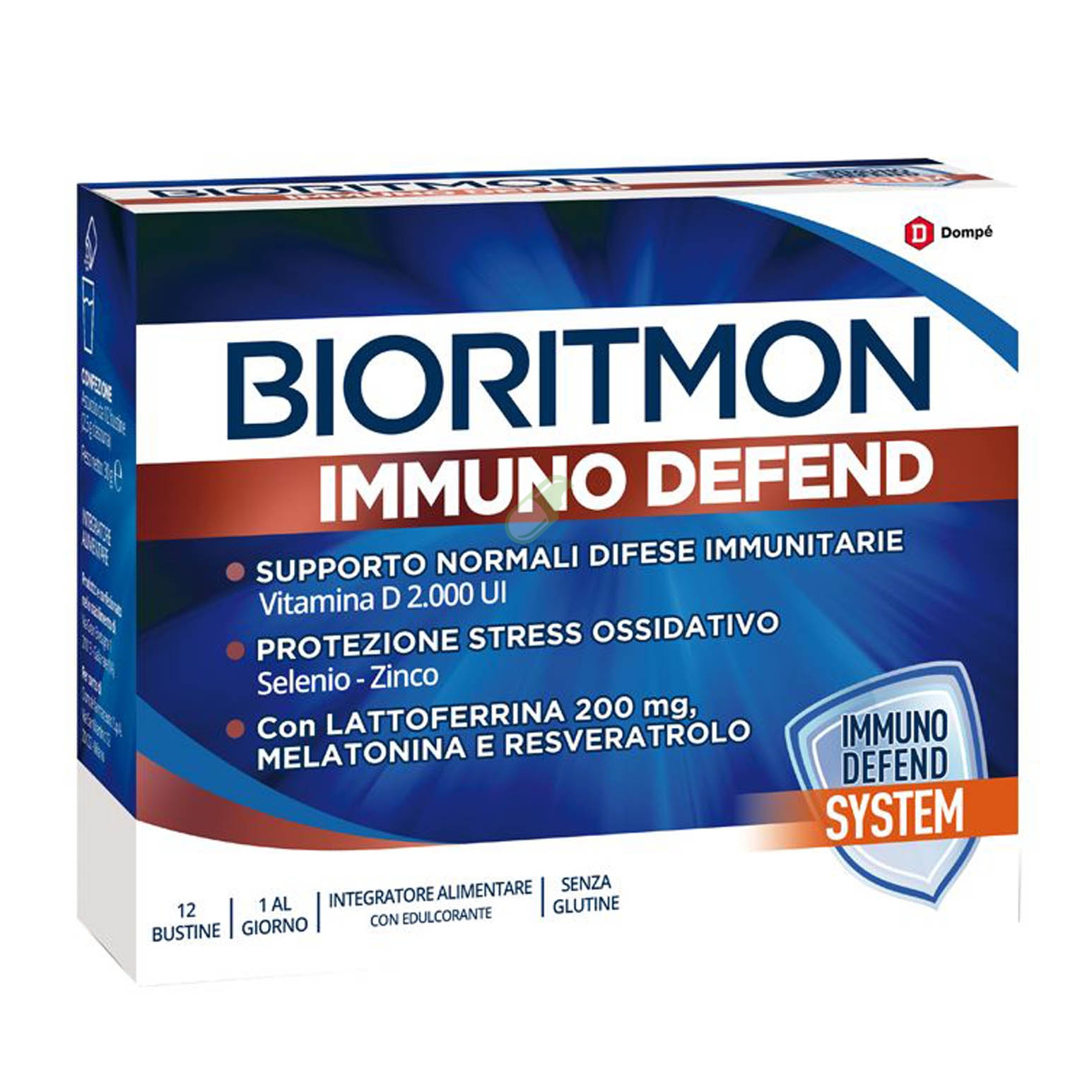Domp� Farmaceutici Linea Apparato Immunitario Bioritmon Immuno Defend 12 Bustine