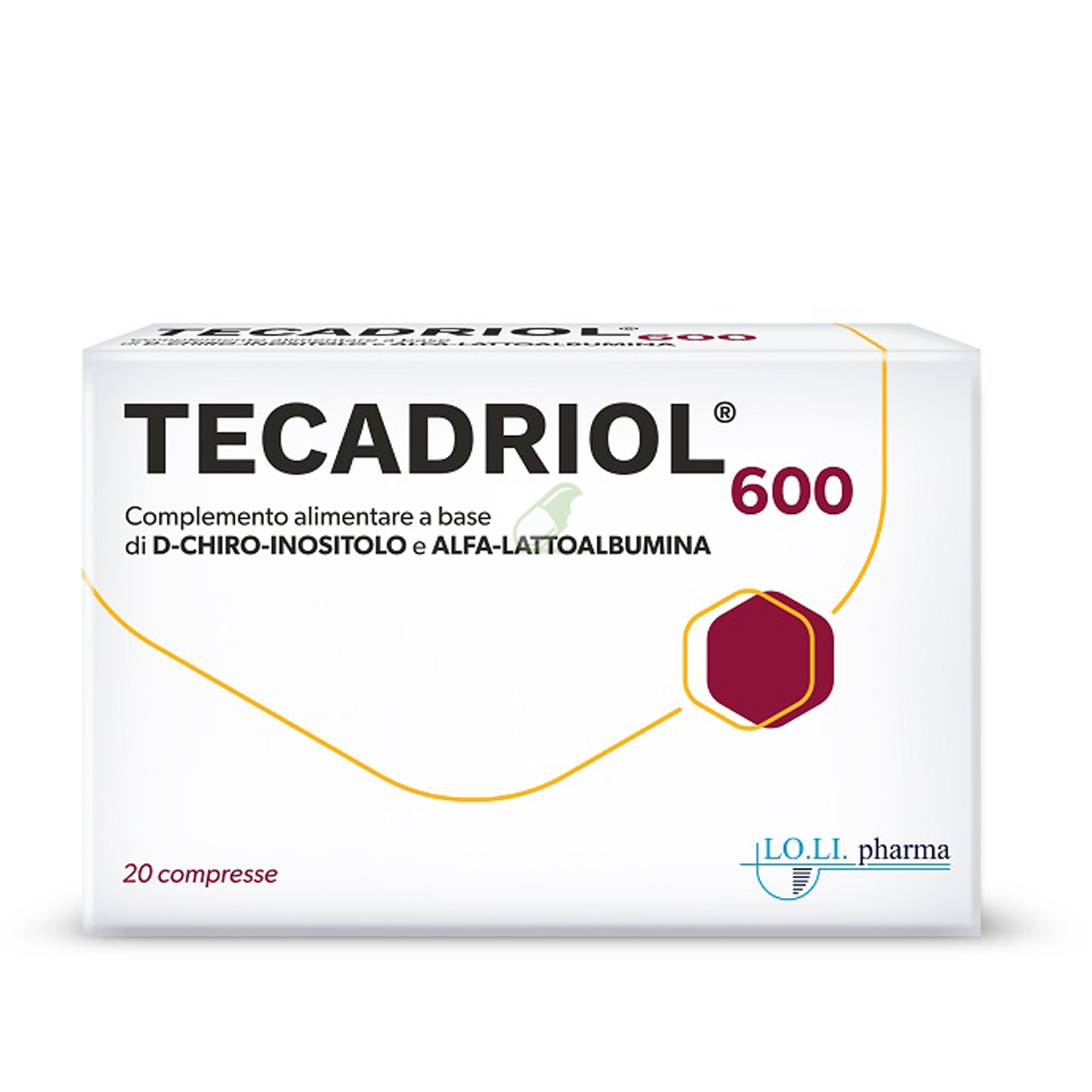 LO.LI.Pharma Linea Benessere Uomo Tecadriol 600 Integratore 20 Compresse
