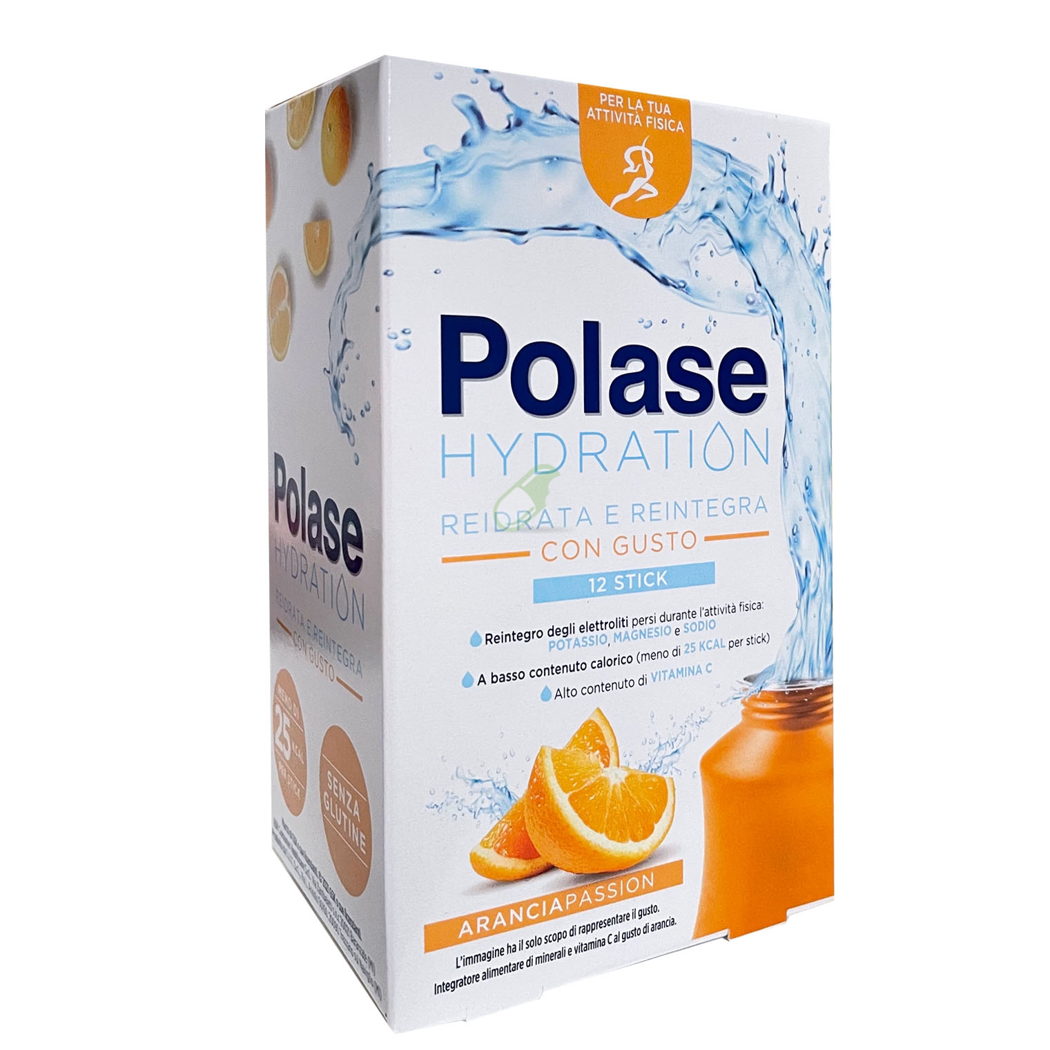 Polase Hydratation Integratore 12 Stick gusto Arancia