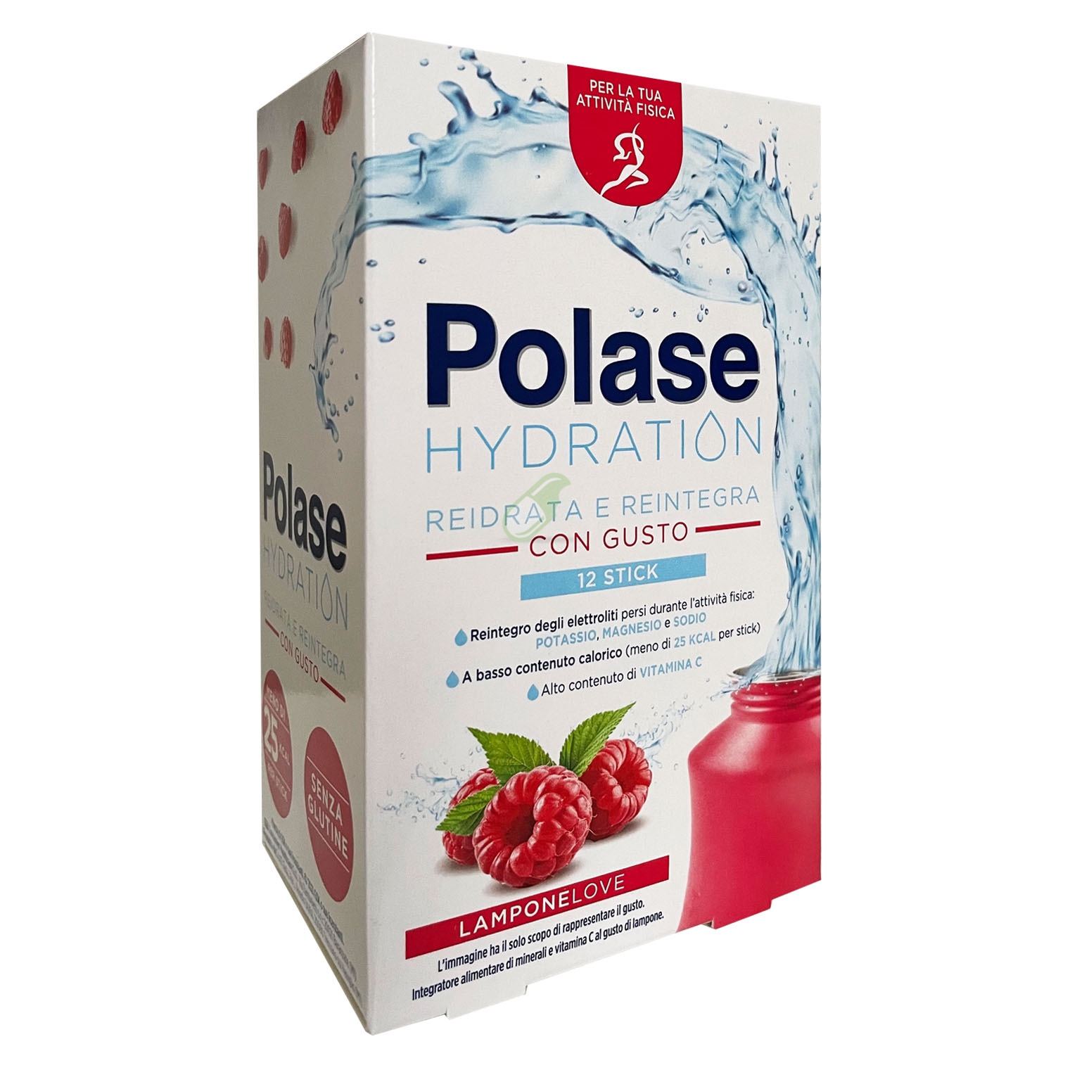 Polase Hydratation Integratore 12 Stick gusto Lampone