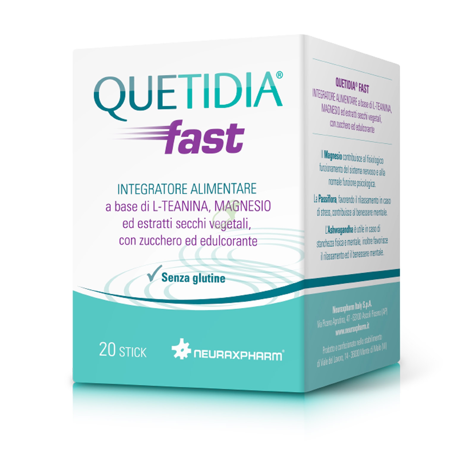 Neuraxpharm Linea sonno e relax Quetidia Fast Integratore 20 Stick