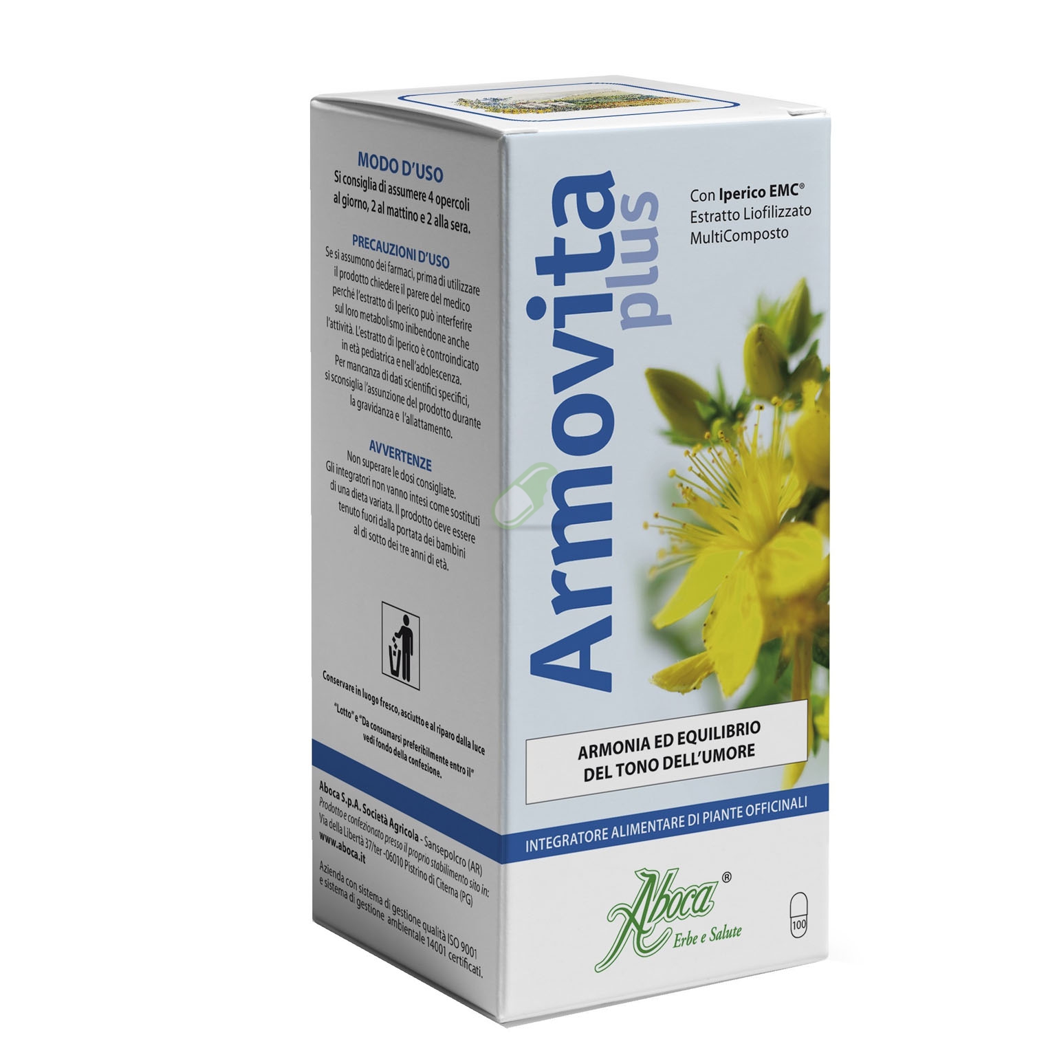 Aboca Naturaterapia Linea Sonno e Serenit Armovita Plus 100 Opercoli