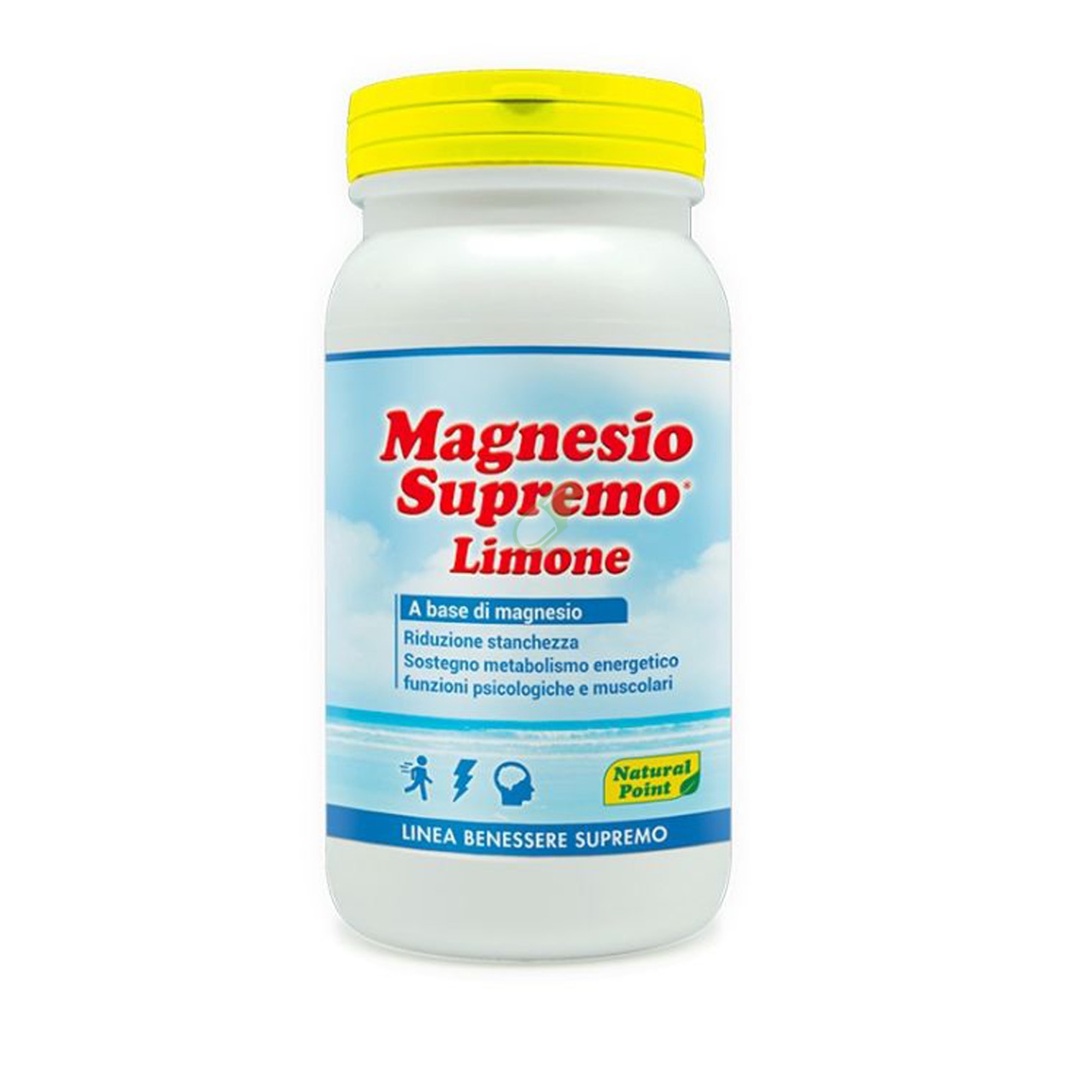 Natural Point Linea Benessere Magnesio Supremo Polvere Limone 150 g