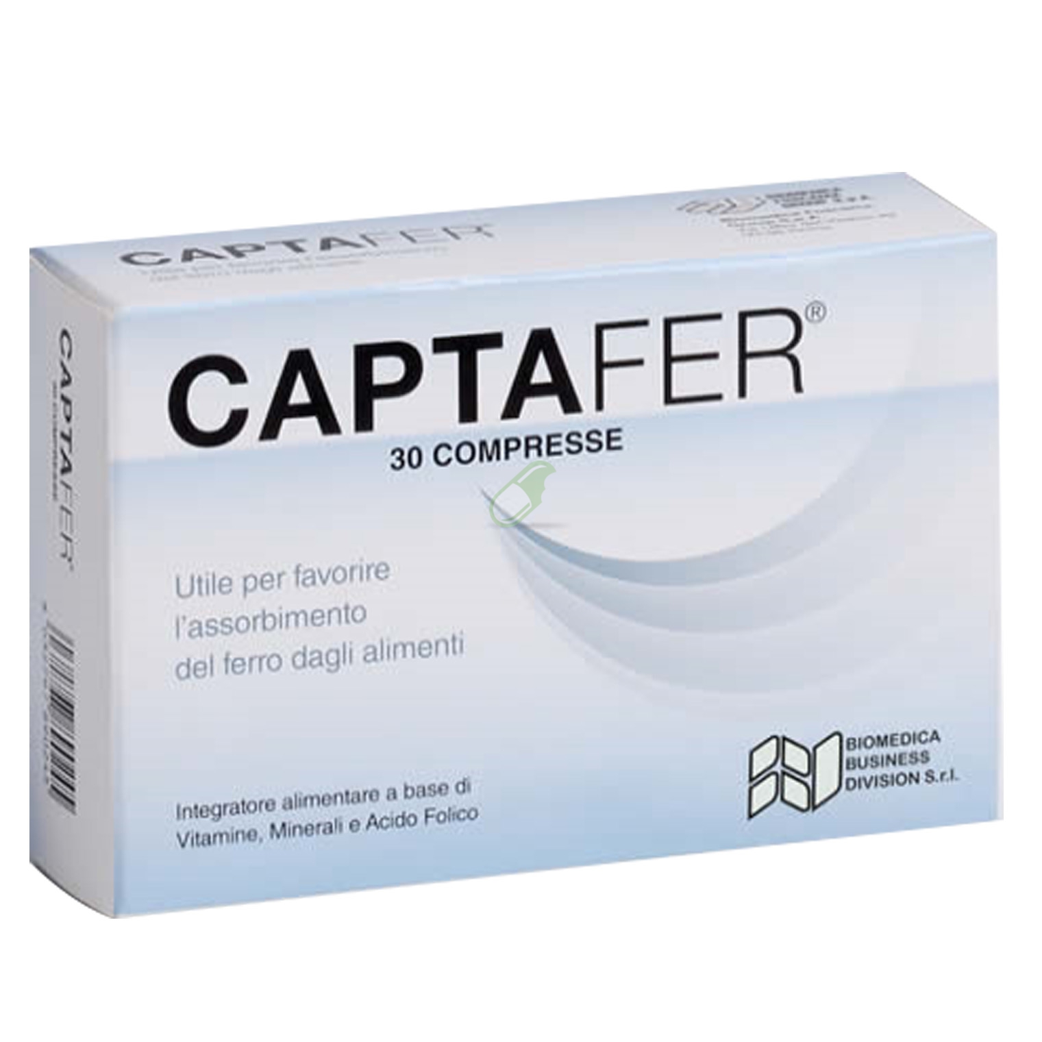 Biomedica Foscama Linea Vitamine e Minerali Captafer Integratore 30 Compresse