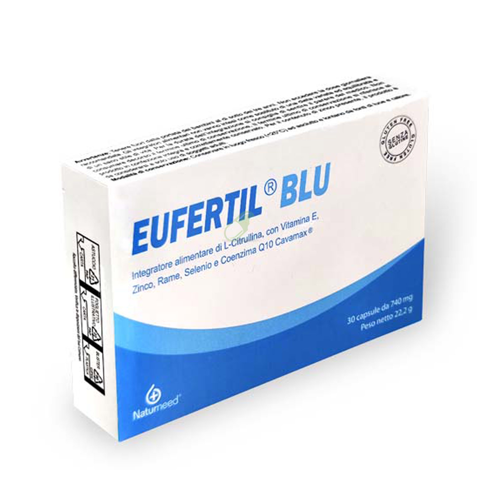 Naturneed Linea Benessere Uomo Eufertil Blu integratore 30 Capsule