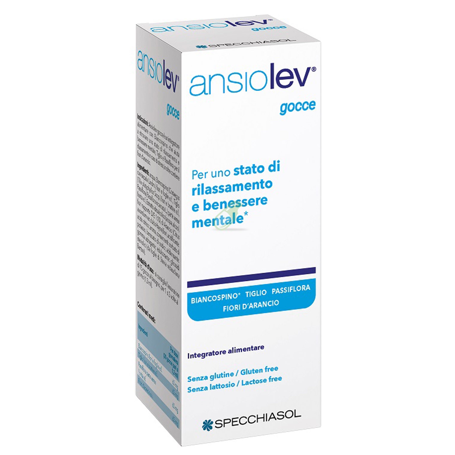 Specchiasol Linea Sonno e Serenit Ansiolev Integratore Gocce 20 ml