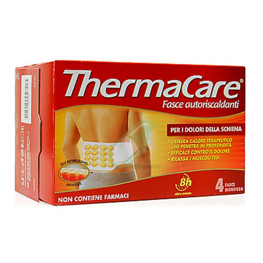 Thermacare Linea Salute e Benessere 4 Fasce Autoriscaldanti Schiena