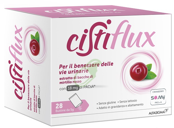 Alfasigma Linea Benessere dell'Apparato Urinario Cistiflux Integratore 28 Bust.