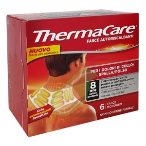 Thermacare Linea Salute e Benessere 6 Fasce Autoriscaldanti Collo Spalla Polso