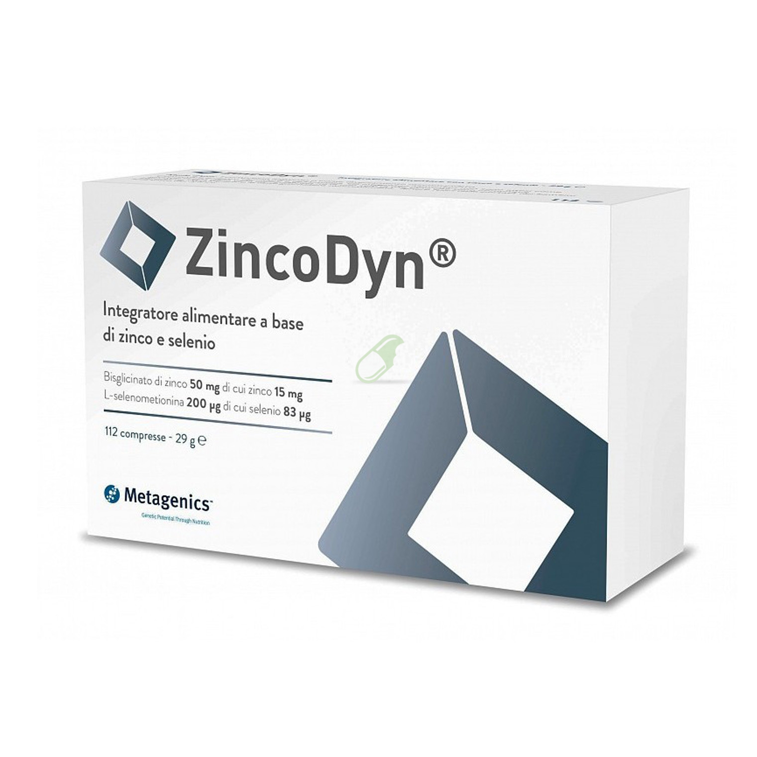 Metagenetics Linea Capelli e Unghie Zyncodyn Integratore 112 compresse