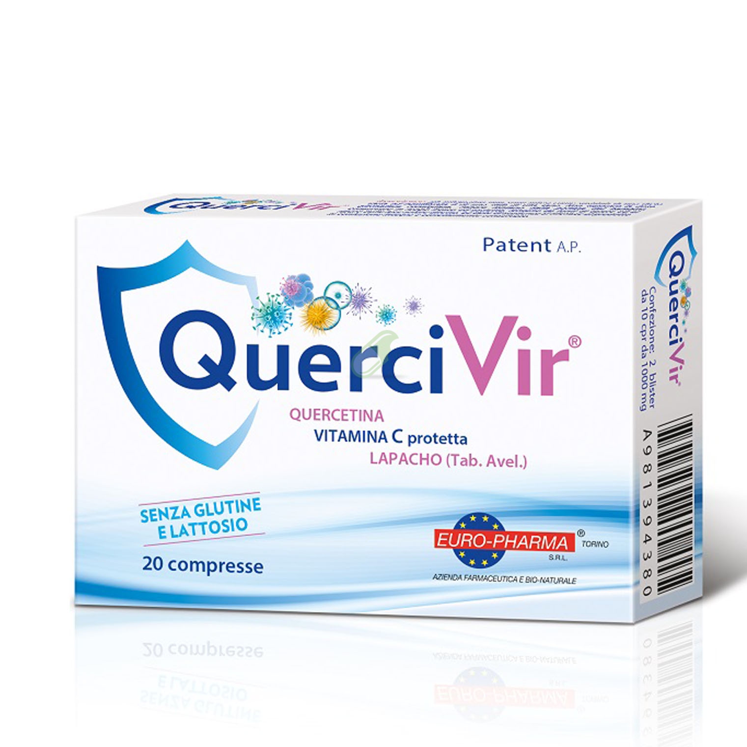 Euro-Pharma Linea Difese Immunitarie QuerciVir Integratore 20 Compresse