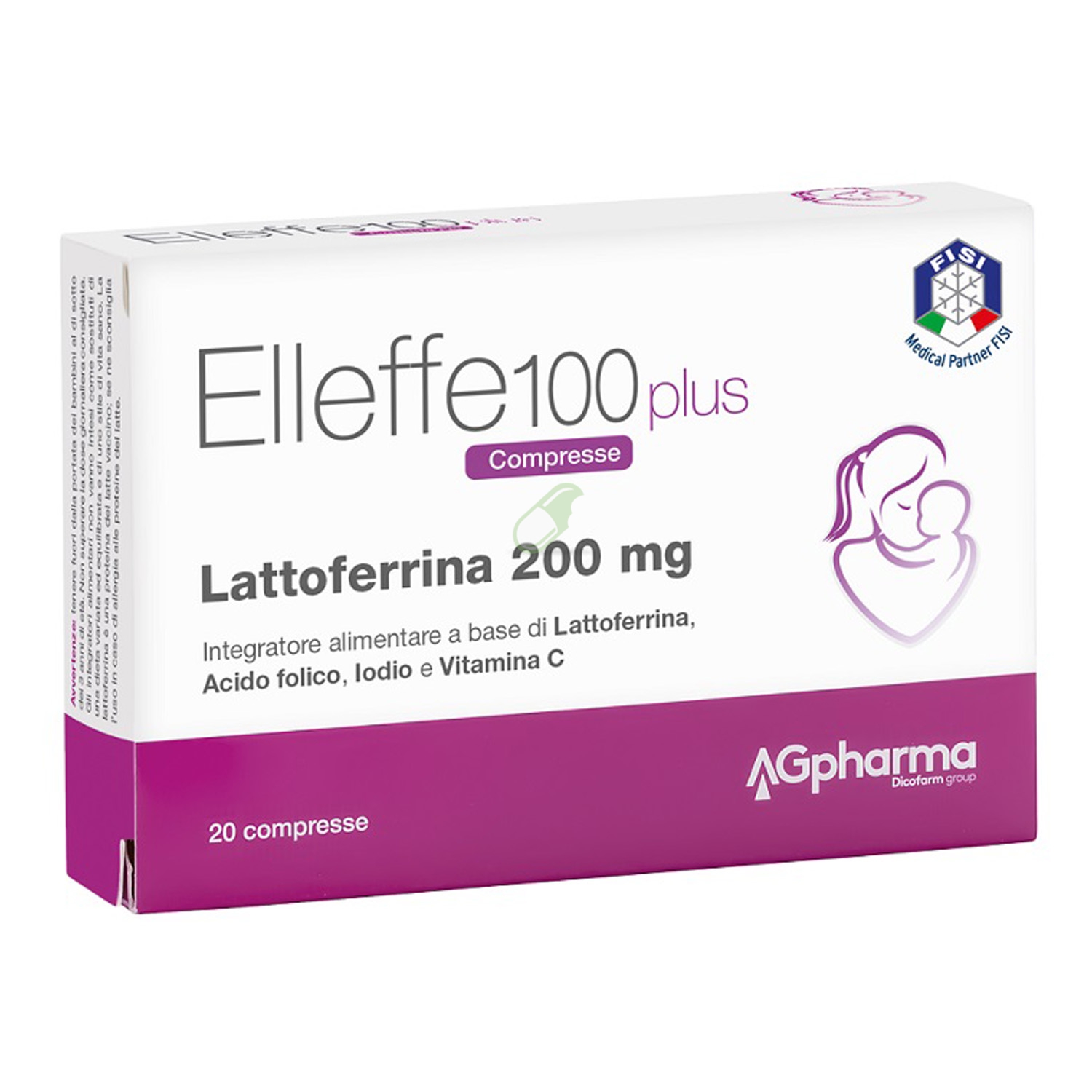 Ag Pharma Linea Apparato Immunitario Elleffe 100 Plus Integratore 20 Compresse