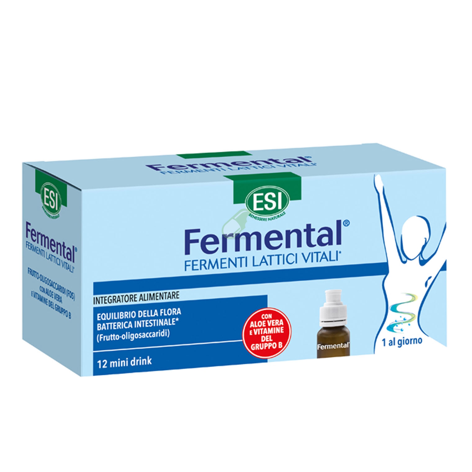 Esi Linea Benessere Intestinale Fermental Max Integratore 12 Flaconcini