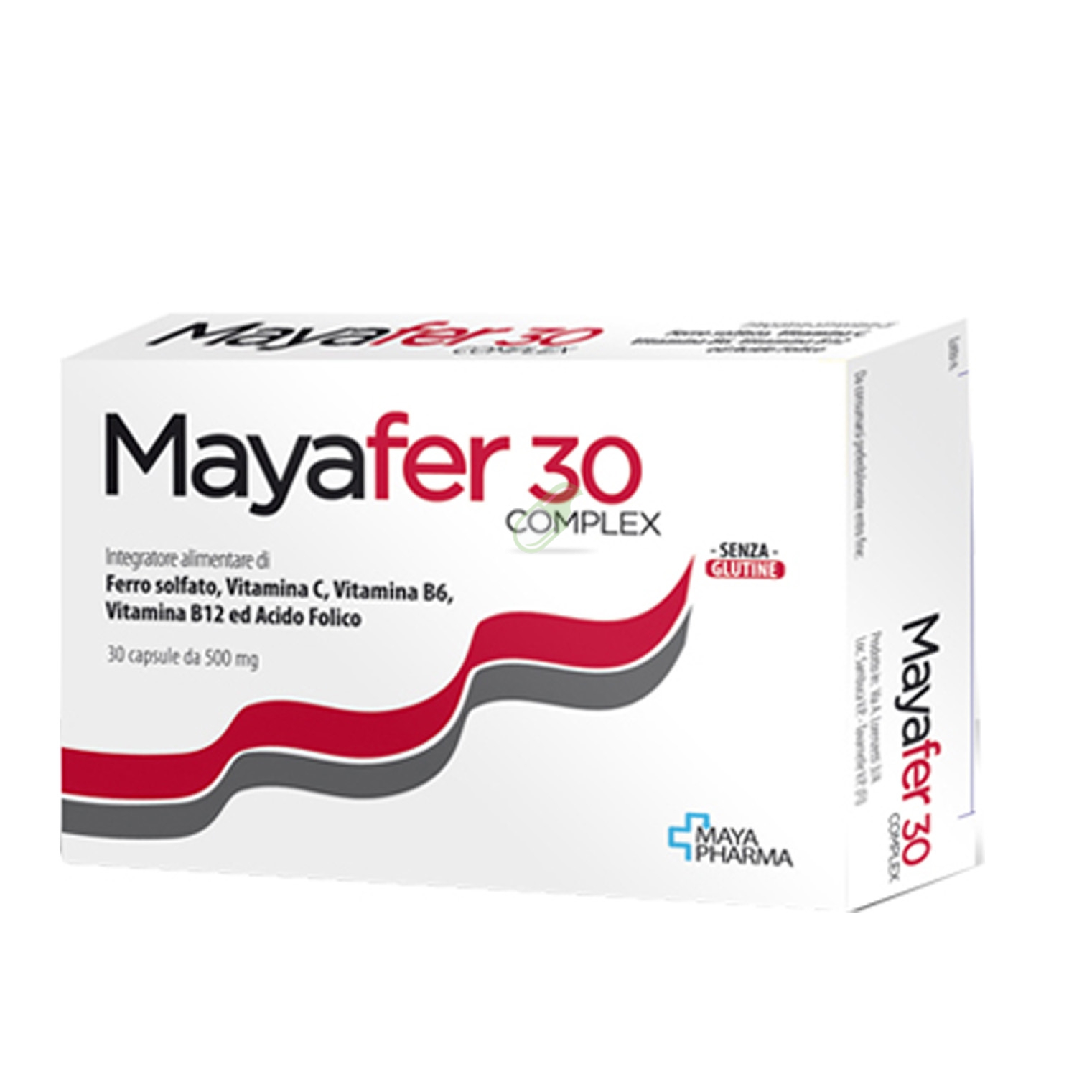Maya Pharma Linea Vitamine e Minerali Mayafer Complex Integratore 30 Capsule