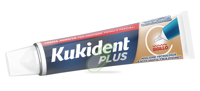 Kukident Linea Protesi Dentali Sigillo Crema Adesiva Applicatore Speciale 40 g
