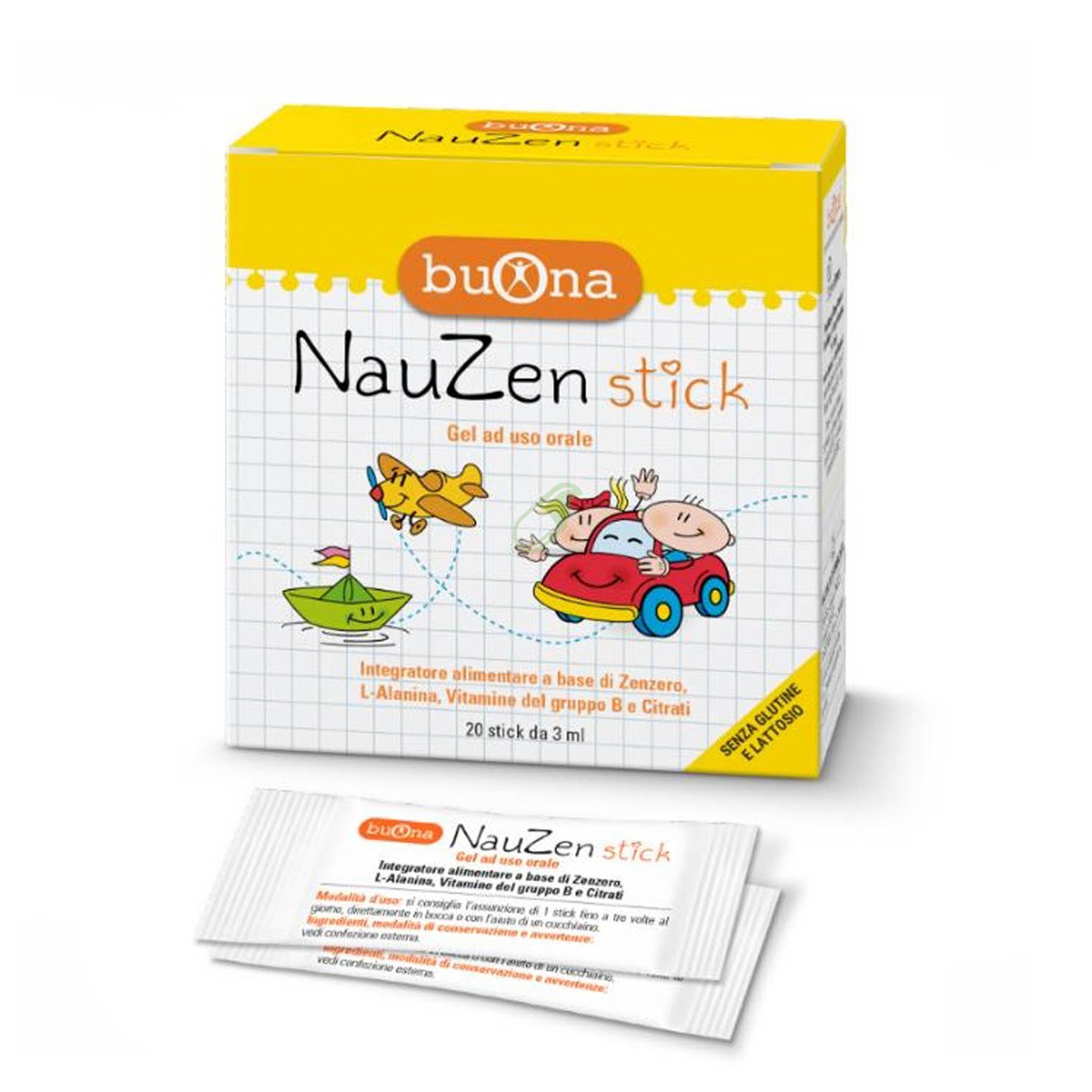 Buona Linea Antinausea Nauzen Stick Integratore 20 Stick