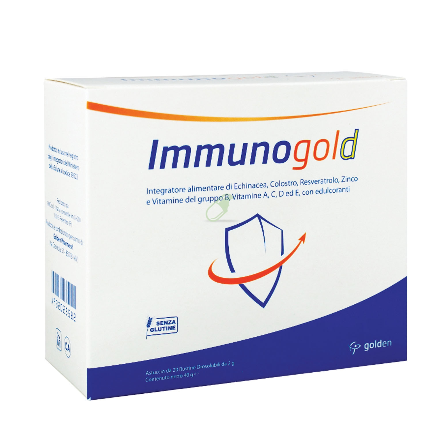 Golden Pharma Linea Immunomodulanti Immunogold Integratore 20 Bustine