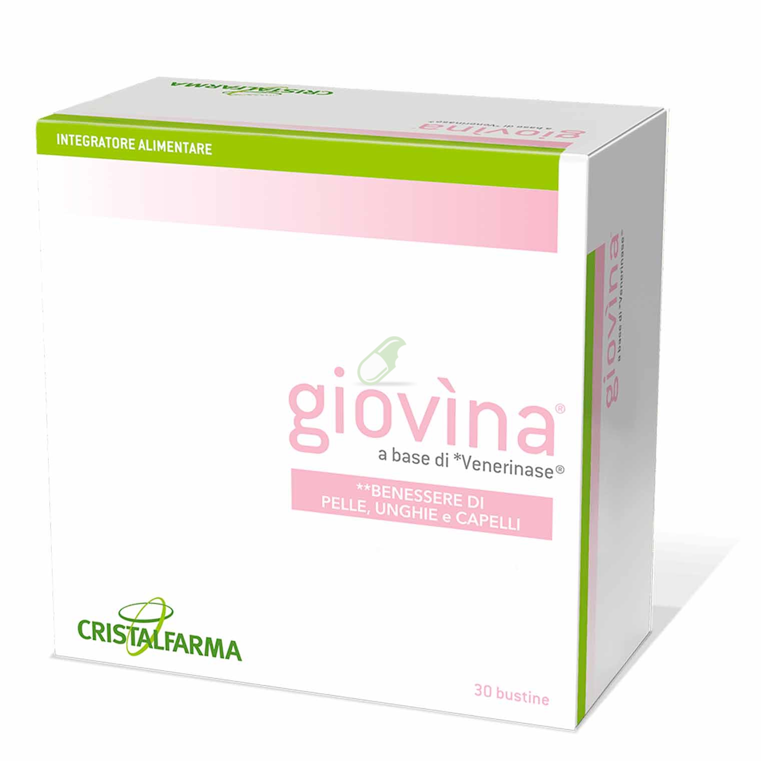 Cristalfarma Linea Capelli e Unghie Giov�na Integratore Alimentare 30 Buste