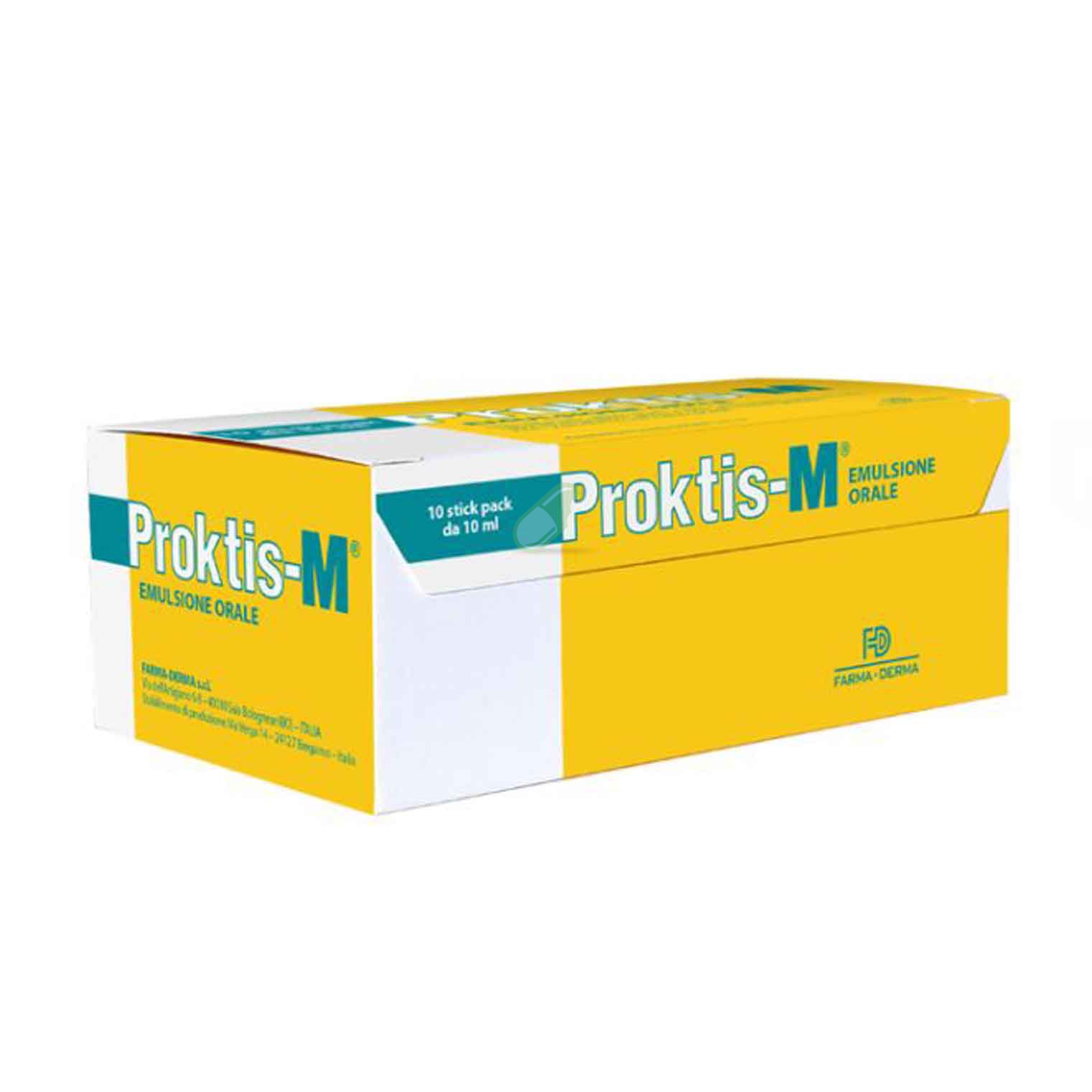 Farma-Derma Linea Intestino Sano Proktis-M Integratore Emulsione Orale 10 Stick