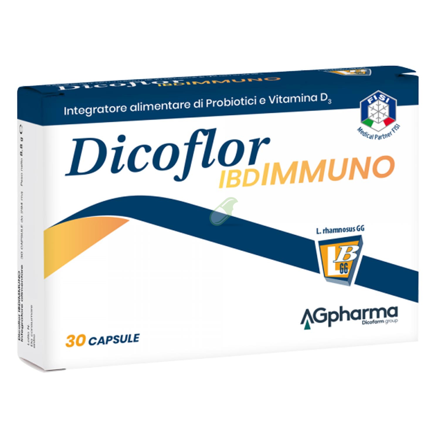 Dicofarm Linea Apparato Immuno Dicoflor IBD Immuno Integratore 30 Capsule
