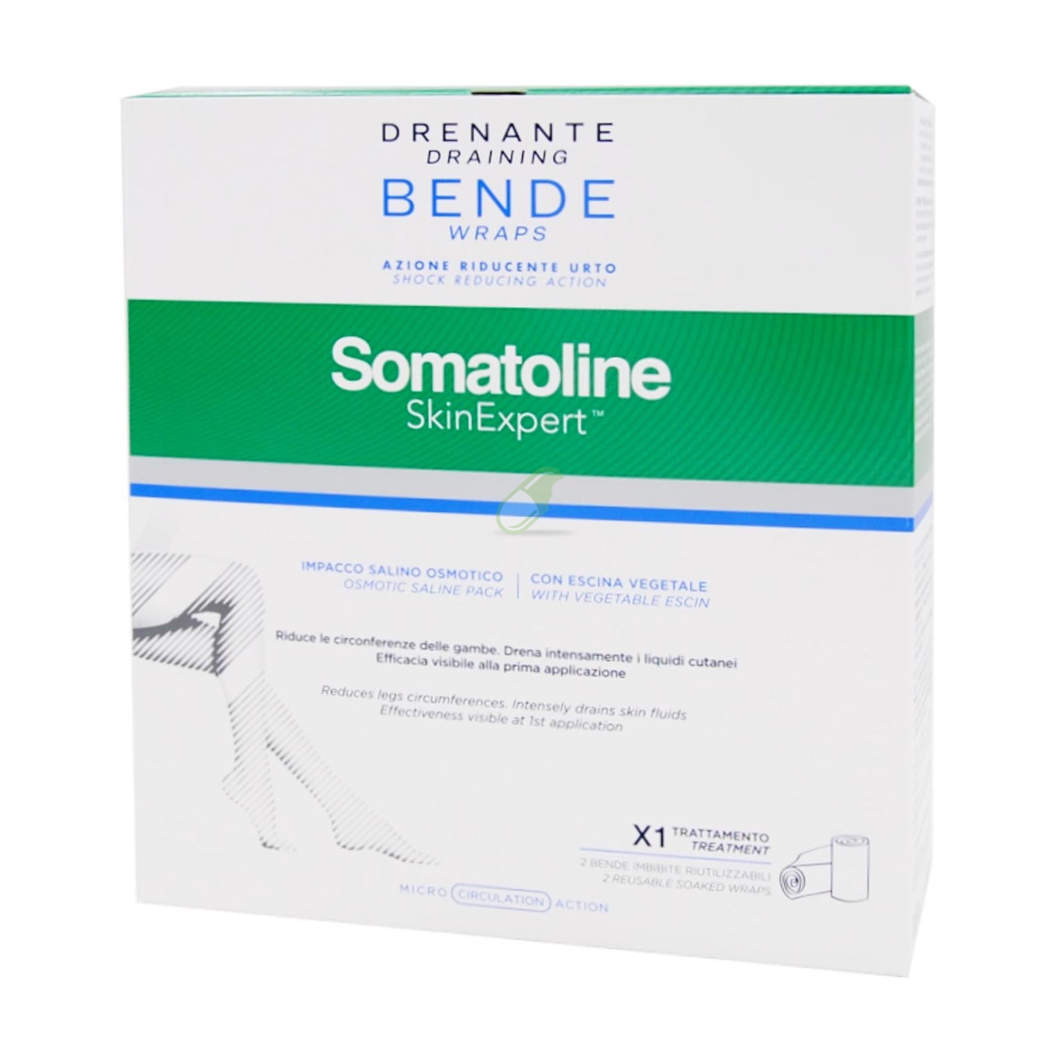 Somatoline Skin Expert Linea Donna Bende Azione Riducente Urto 2 bende riutilizz