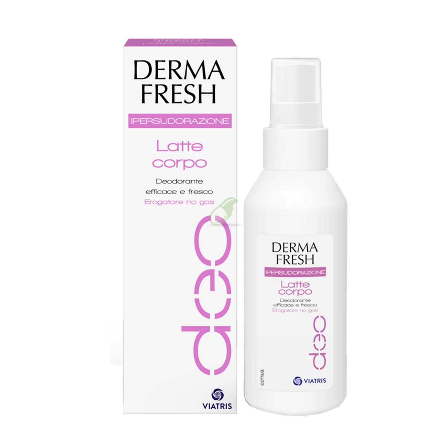 Dermafresh Linea Ipersudorazione Efficace a Lungo Latte Corpo no Gas 100 ml