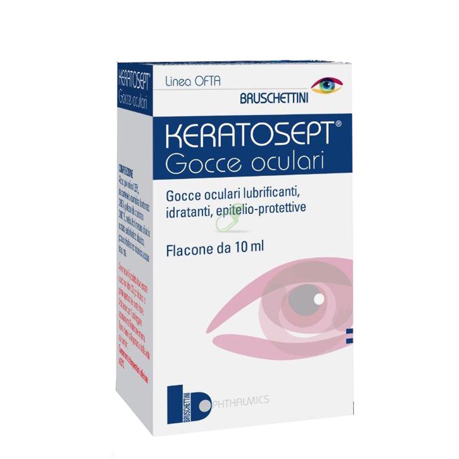 Bruschettini Linea Benessere degli occhi Keratosept Gocce Oculari Flacone 10 ml