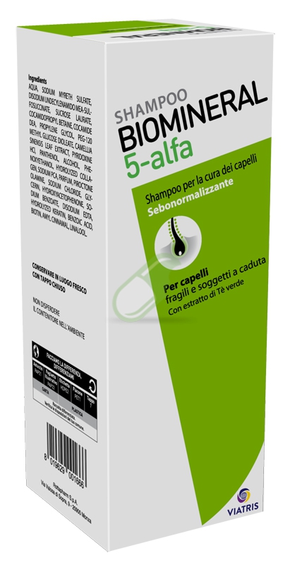 Biomineral Linea Hair Terapy 5-Alfa Shampoo Capelli Deboli 200 ml