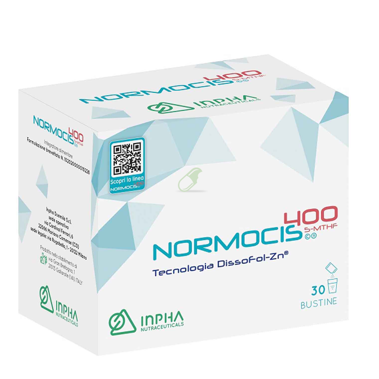 Inpha Duemila Normocis 400 Integratore 30 Bustine