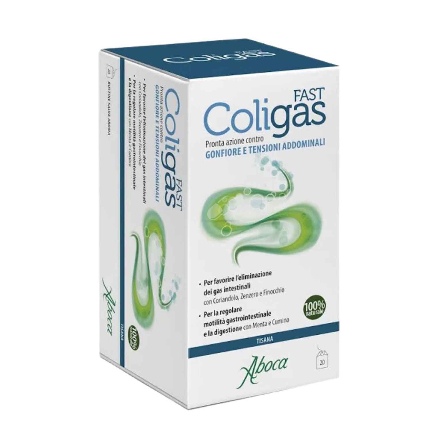 Aboca Linea Benessere Intestinale Coligas Fast Tisana 20 Filtri
