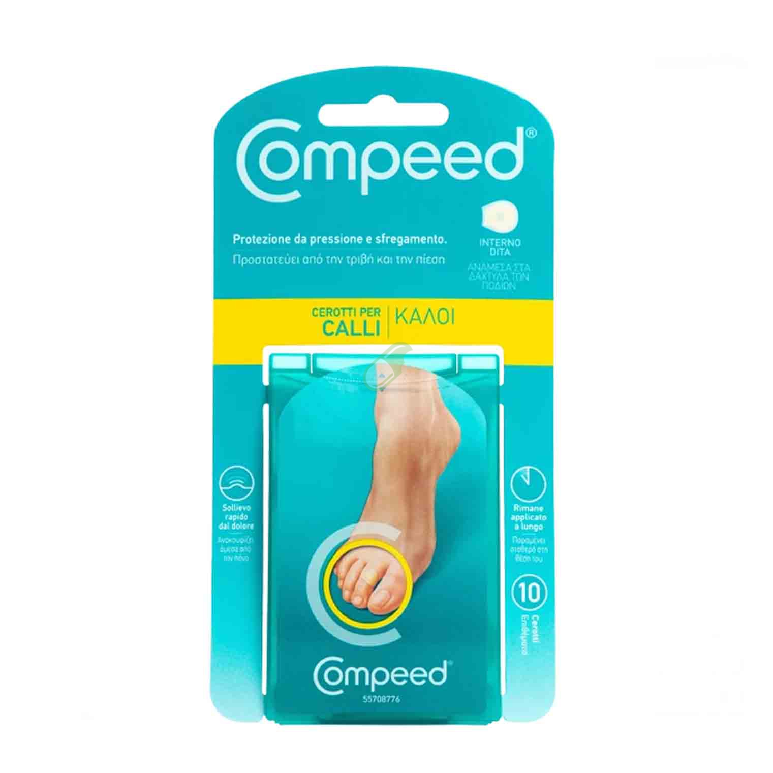 Compeed Cerotti per Calli Interno Dita 10 Cerotti