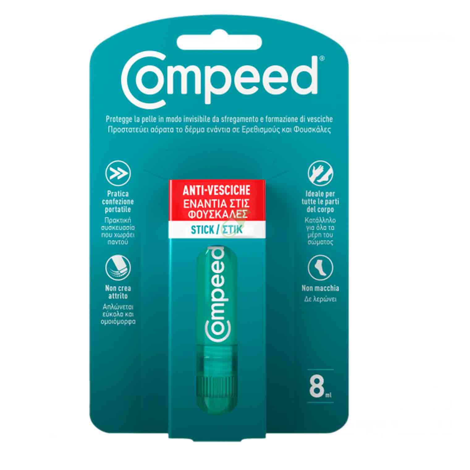 Compeed Stick Crema Gel Anti-Frizione Prevenzione Vesciche