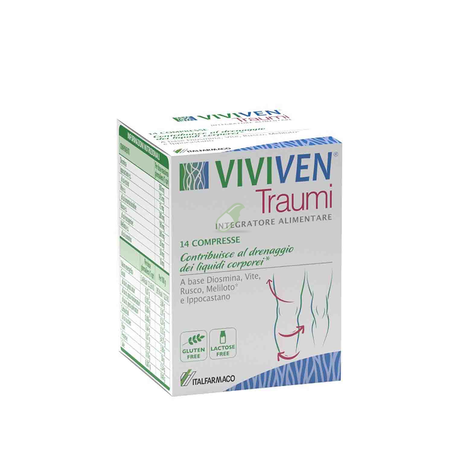 Italfarmaco Linea Circolazione e Microcircolo Vivien Traumi 14 Compresse