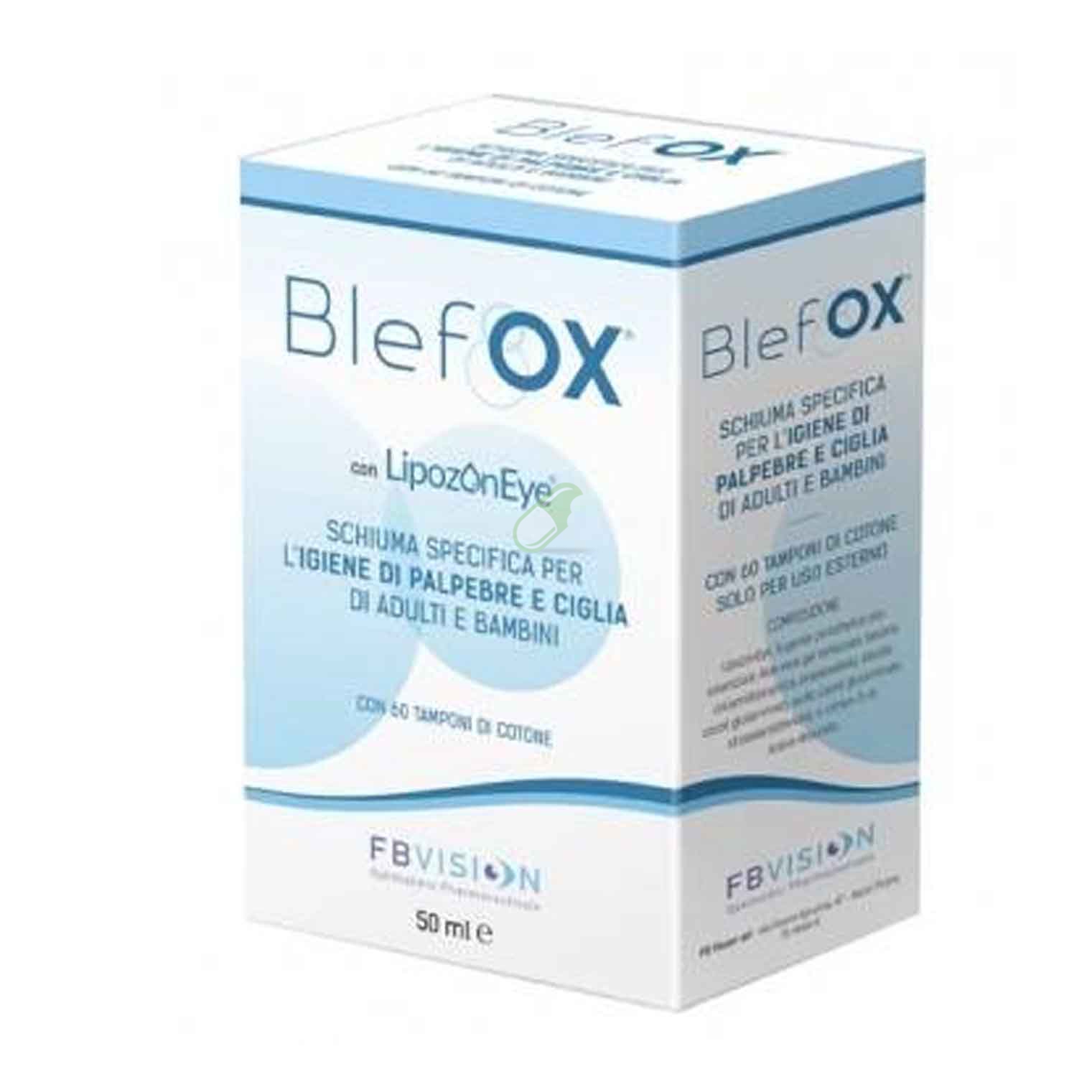 Fb Vision Linea Salute degli Occhi Blefox Schiuma per l'igiene di palpebre 50 ml