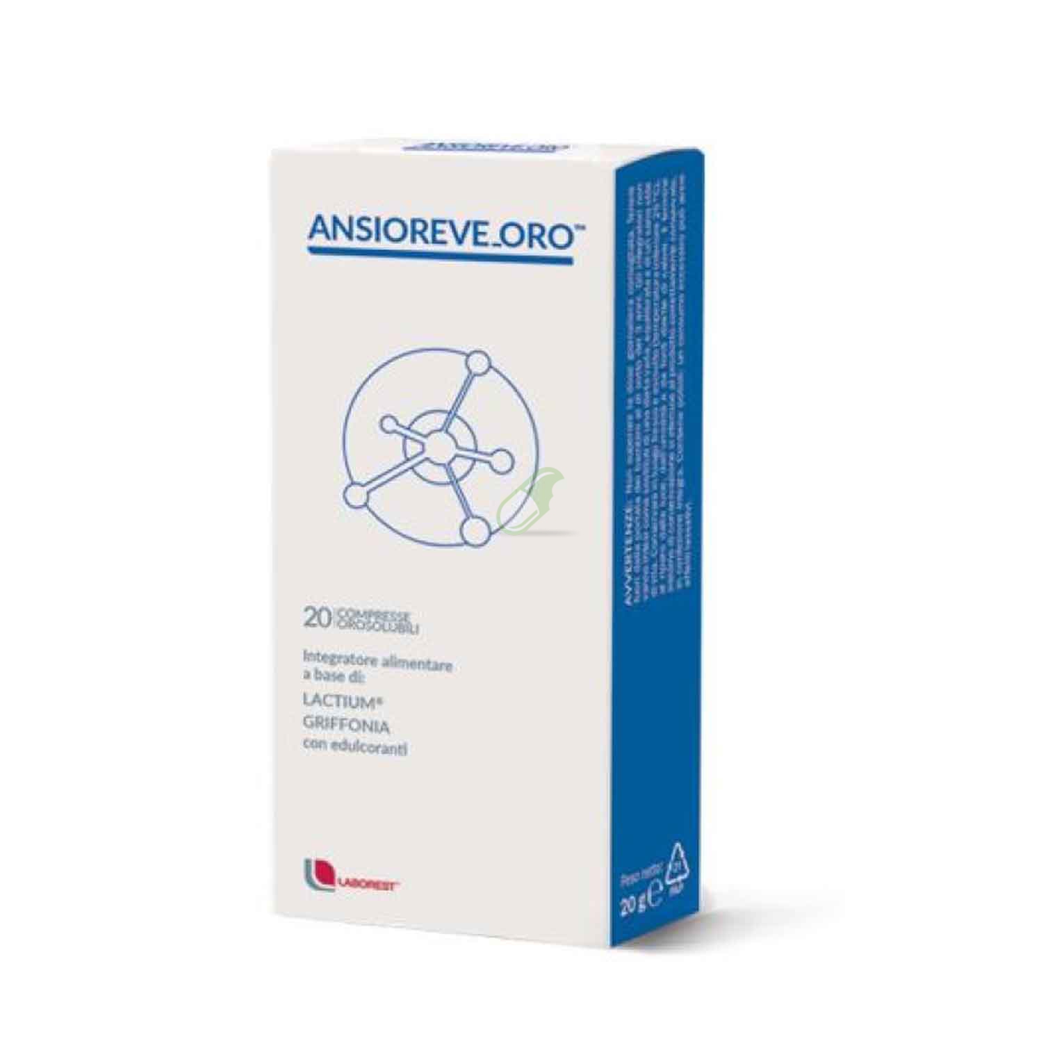 Laborest Linea Sonno e Serenit Ansioreve Oro Integratore 20 Compresse