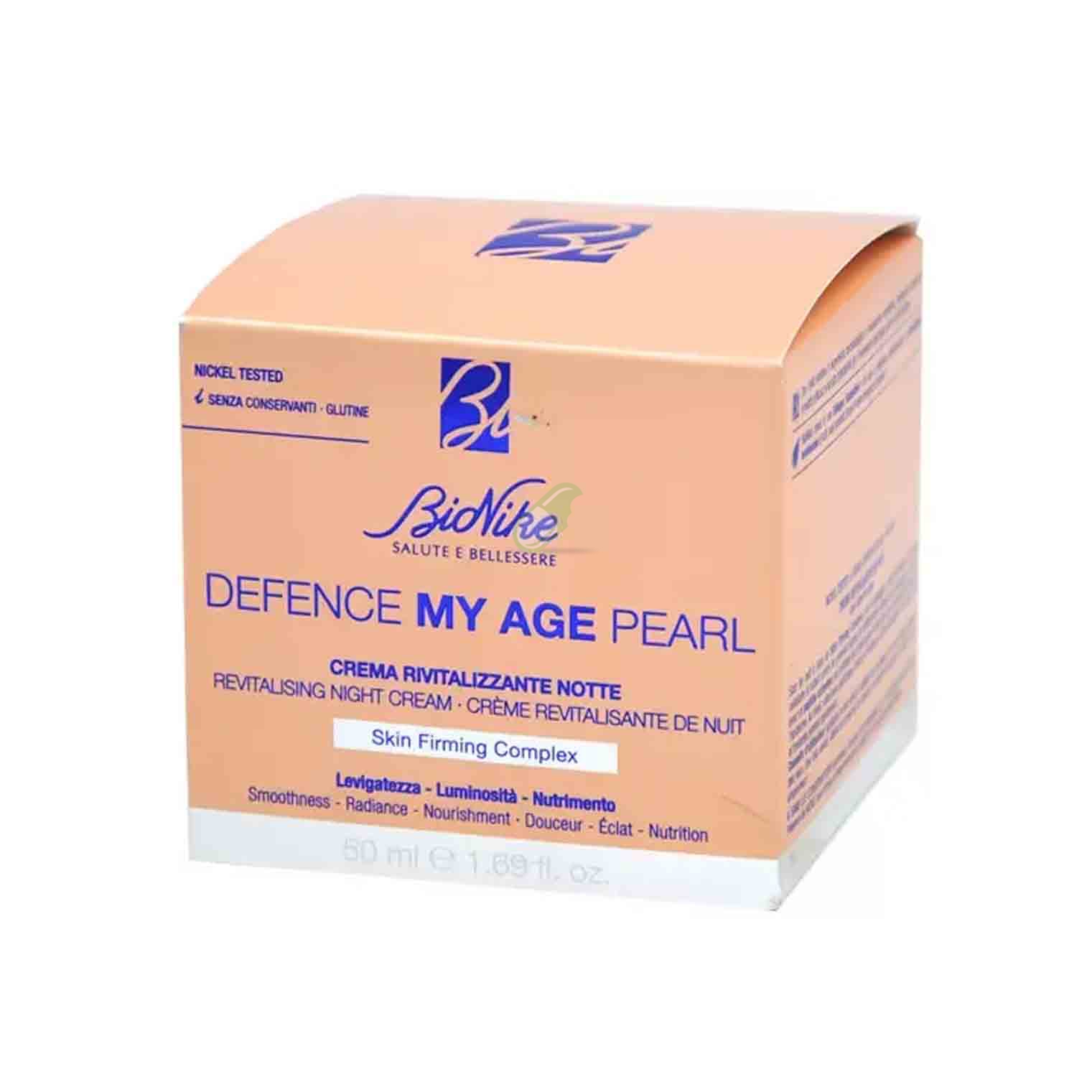 Bionike Linea Antiet Defence My Age Pearl Crema Rivitalizzante Notte 50 ml