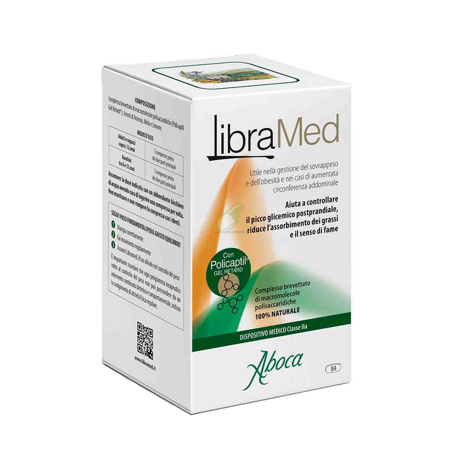 Aboca Naturaterapia Linea Controllo del Peso Libramed Fitomagra 84 Compresse