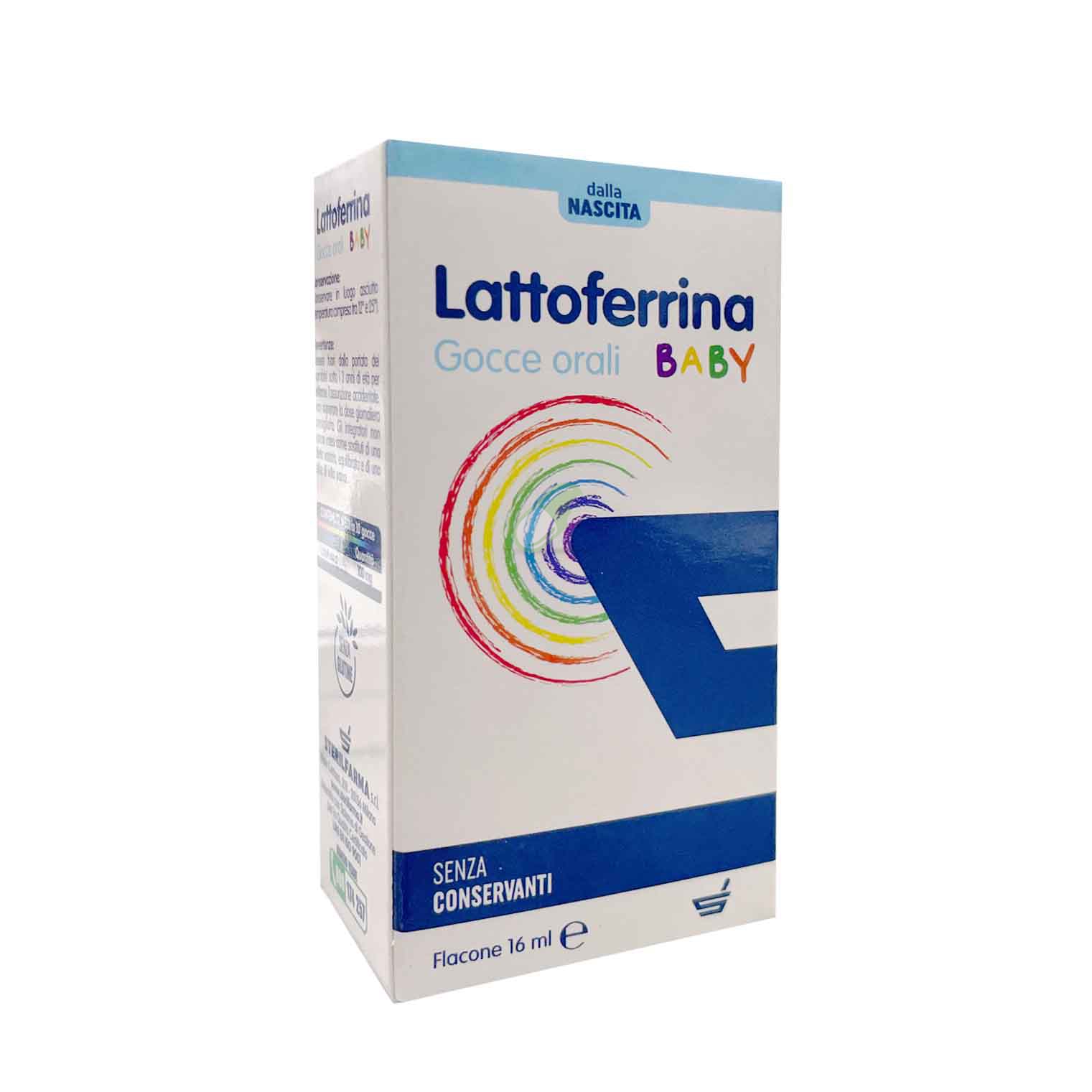 Sterilfarma Linea Difese Immunitarie Lattoferrina Baby Gocce Integratore 16 ml