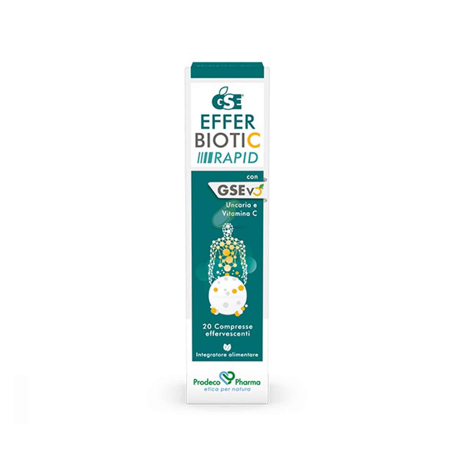 Prodeco Pharma GSE Efferbiotic Rapid Integratore 20 compresse effervescenti