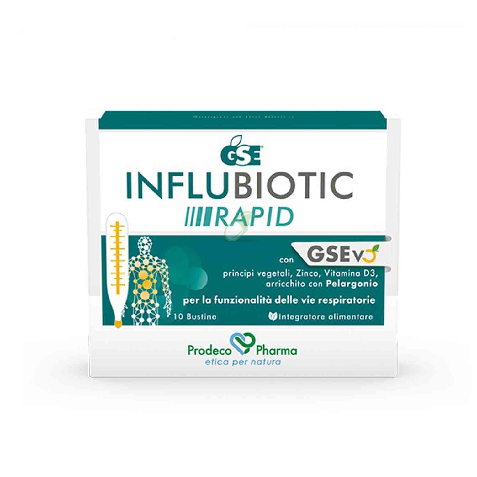 Prodeco Pharma Linea Vie Respiratorie GSE Infubiotic Rapid Integratore 10 Bust.